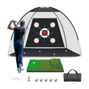 KLAODOT Golf Net with Practice Mat