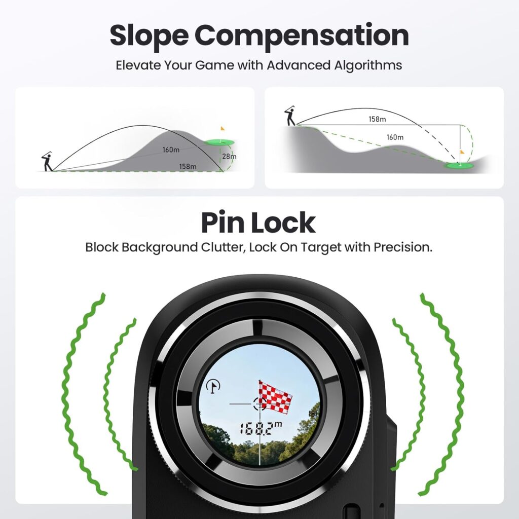 golf rangefinder with slope