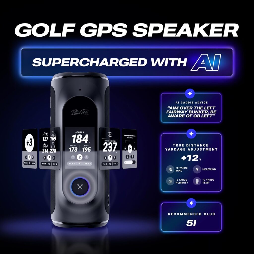 Blue Tees Golf Player+ GPS Speaker