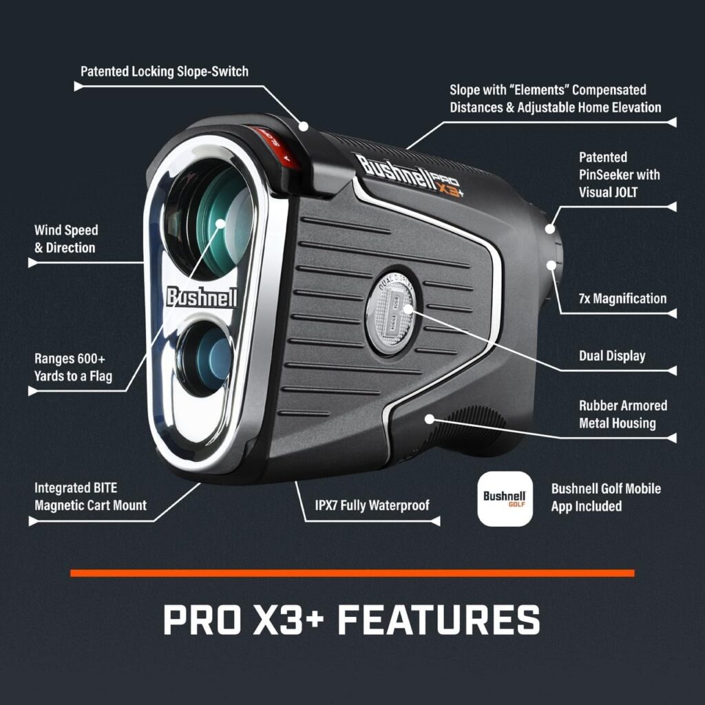 Bushnell Golf Pro X3+ Link Laser Rangefinder